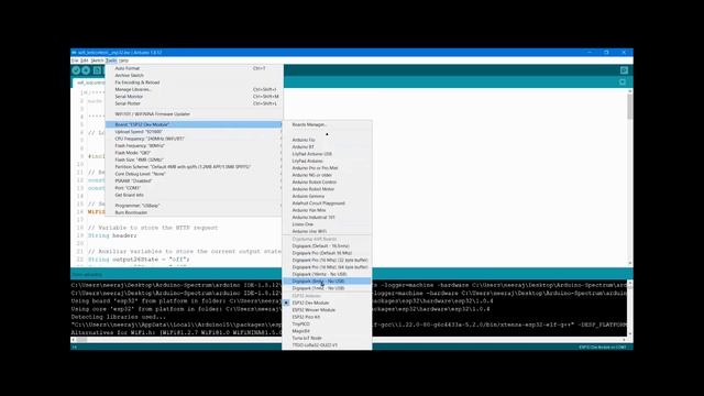 WiFi ESP32 LED Control Project (Arduino) смотреть онлайн