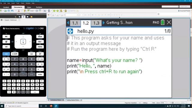 Introduction to Python with TI-Nspire CX II смотреть онлайн
