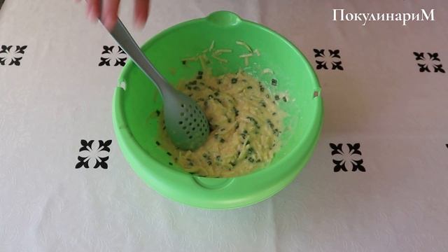 Оладьи с капустой и сыром за 10 минут, такие вкусные, что уплетали прямо во время жарки! #6 смотреть онлайн