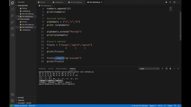 List Methods Part #1 | Learn Python Online with Random Coder | episode 4 смотреть онлайн