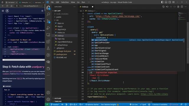 Apollo React Client смотреть онлайн