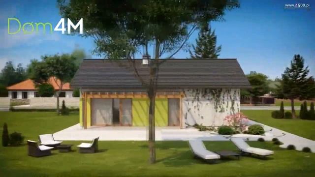 4M268 Проект маленького домика 77м кв смотреть онлайн
