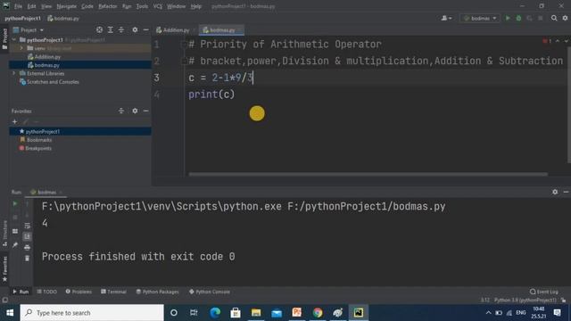 3. Order of Operation program in Python. смотреть онлайн