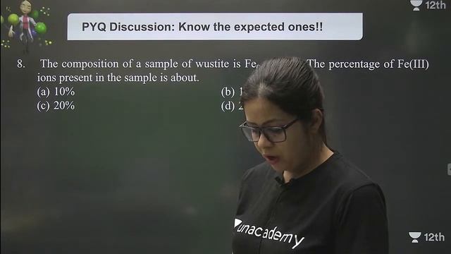 PYQs Physical Chemistry-5 | Solid State | Class 12 Chemistry | Monica Bedi смотреть онлайн