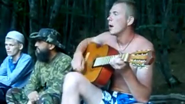 Поход, песни у костра. (ДДТ - Ветер) смотреть онлайн