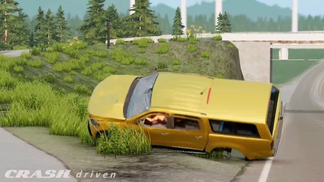 Satisfying Rollovers Crashes #48 - BeamNG Drive Crashes