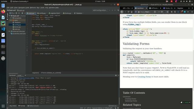 Flask Framework : 6 - Des formulaires de pro avec Flask-WTF смотреть онлайн