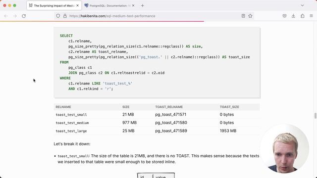 The Surprising Impact of Medium-Size Texts on PostgreSQL Performance смотреть онлайн