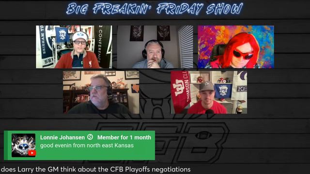 Big Freaking Friday Show - CFB Playoff Chaos: B1G/SEC playing Bully Ball against everyone else! смотреть онлайн