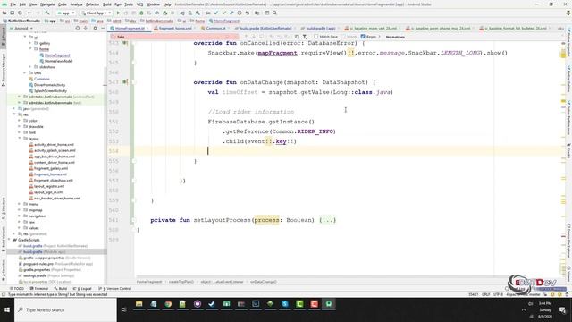 Kotlin Android Tutorial - New Uber Clone #32 Driver App process Accept Request смотреть онлайн