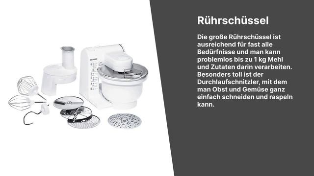 Bosch Küchenmaschine MUM4427 - Test & Erfahrungsbericht смотреть онлайн