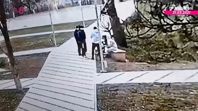 Bătaie în Parc La Nisporeni