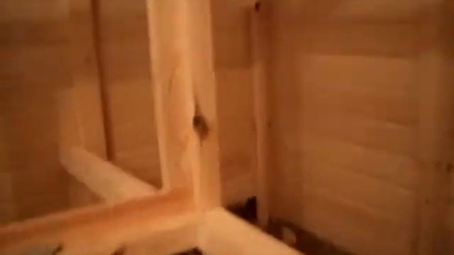 Баня, делаем парилку, полки.