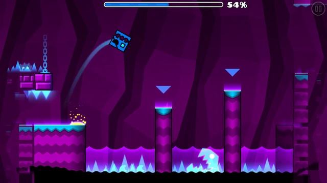 Geometry Dash MELTDOWN 2 level ВСЕ МОНЕТЫ прохождение 2 уровень смотреть онлайн