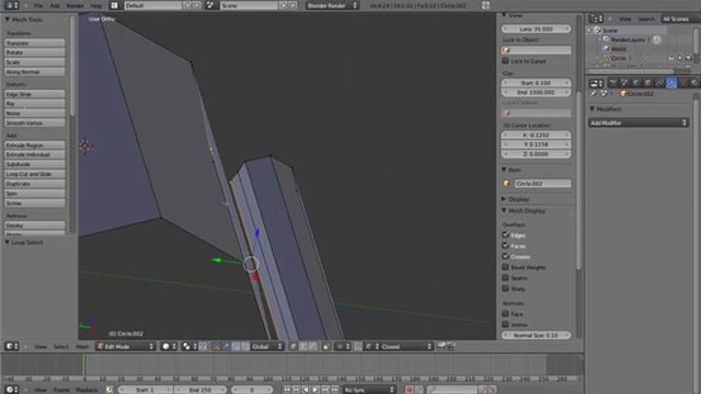 Blender 2.57: Magnum Model (Part 1) смотреть онлайн