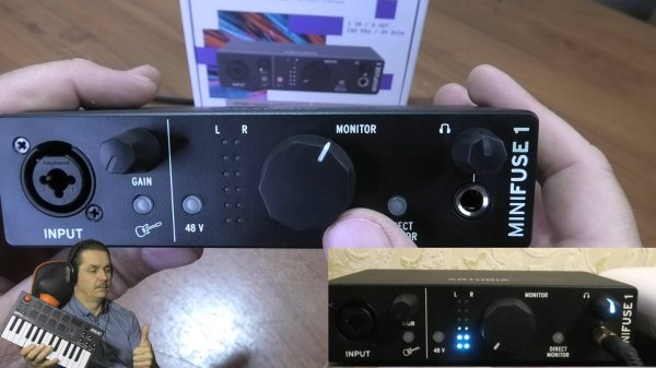 Внешняя звуковая карта Arturia MiniFuse 1 аудиоинтерфейс