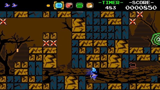 Ravva and the Cyclops Curse, retro-platformer with consecutively difficult levels. смотреть онлайн