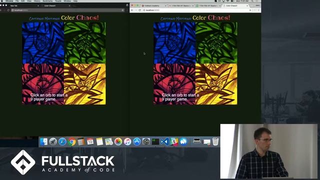 Stackathon Presentation: Catching Matching Color Chaos! Game смотреть онлайн
