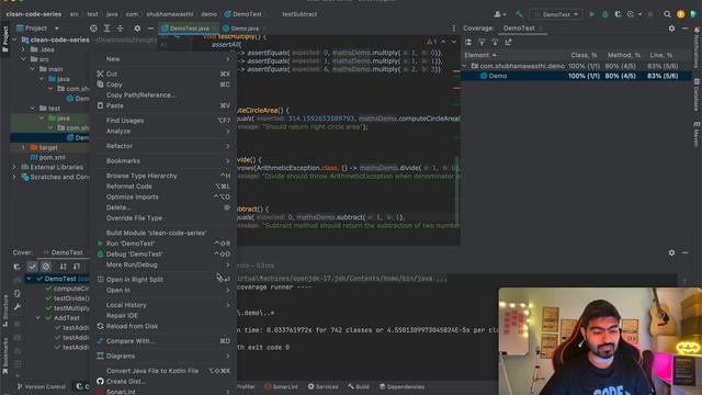 03 Clean Code - Unit Testing, Code Coverage, TDD, Code Refactoring, JaCoCo, SonarQube and SonarLint смотреть онлайн