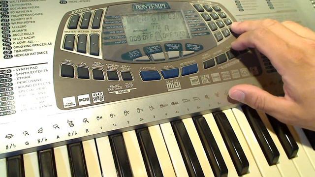 Bontempi PM 774 (sound and styles demonstration) HiQ sound смотреть онлайн