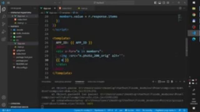 Vue 3, работа с vk api, подключение echarts смотреть онлайн