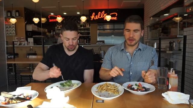 HUGE Brunch Cheat Meal & Mukbang | Eggs Benedict, Burgers, Avocado Toast | Breakfast Food смотреть онлайн