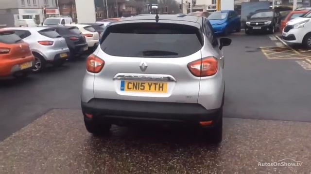 RENAULT CAPTUR DYNAMIQUE S MEDIANAV DCI SILVER/BLACK 2015 смотреть онлайн