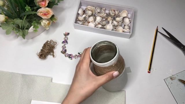 Ваза Своими Руками из Банки за 5 минут DIY смотреть онлайн