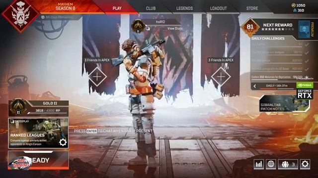 Apex Legends Season 8 Mayhem | Pubs and Rank | India | Livestream смотреть онлайн