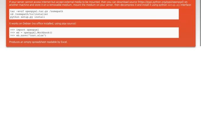 how to create a excel file only with python standard library? смотреть онлайн