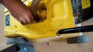 Собираем газонокосилку из триммера