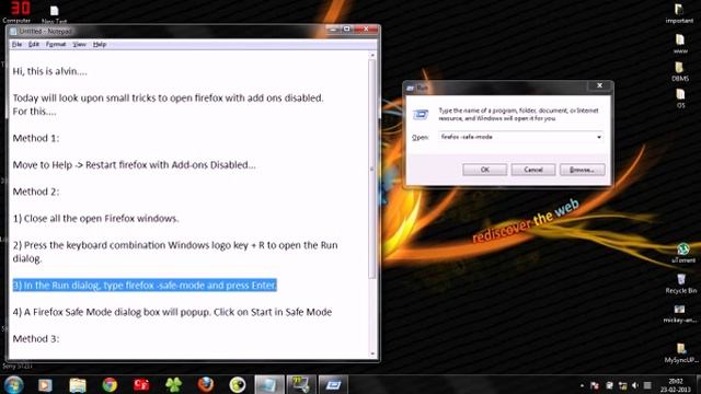 Firefox_1: Start Firefox with Add-ons Disabled смотреть онлайн