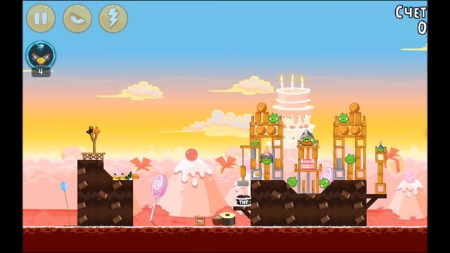 🐦🐖Let's Play Angry Birds. Episode 7 "Birdday Party" part 3 Walkthrough. смотреть онлайн