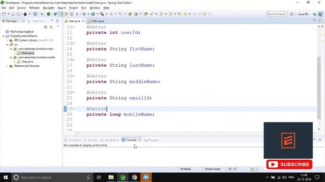 Project Lombok @Getter смотреть онлайн