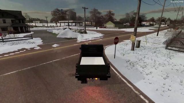 Snow Plowing & Spreading Salt | New Plow Truck | New Fisher Plow | Farming Simulator 19
