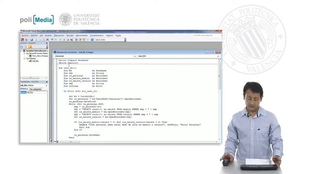 Introducción a Visual Basic para Access | | UPV смотреть онлайн