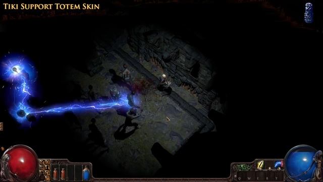 Path of Exile - Tiki Support Totem Skin смотреть онлайн