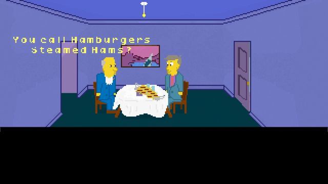 Steamed Hams but it's a Lucasarts adventure game смотреть онлайн