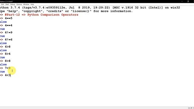 Python Sinhala By ChamiViews Part 12 - Comparision Operators смотреть онлайн
