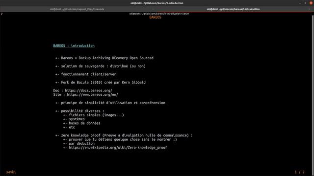 BAREOS - 1. INTRODUCTION смотреть онлайн