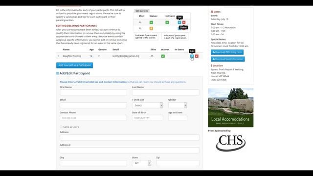 Big Sky Games Website Tutorial for Individual Sport Registration смотреть онлайн