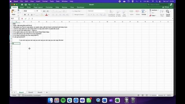 How to copy paste cut paste value edit cell Microsoft Excel on MAC #MAC #VIRAL #copypaste #video смотреть онлайн