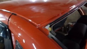 Лада гранда. Замена заднего стекла.