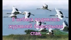 Далеко далеко далеко журавли улетели   Русавук Песня Журавли