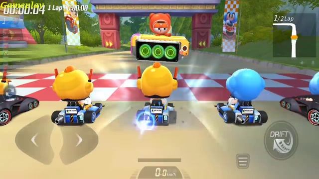 KartRider Rush + Android iOS Gameplay HD #1 смотреть онлайн