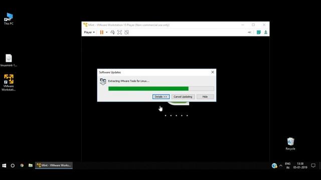 Install Linux Mint in VMware Workstation Player on Windows 10 смотреть онлайн