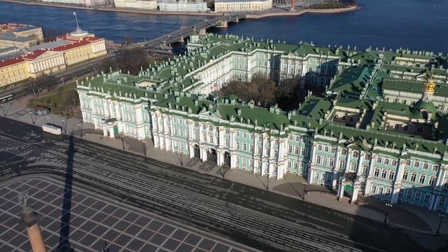 Эрмитаж - работа Службы безопасности и дезинфекция смотреть онлайн