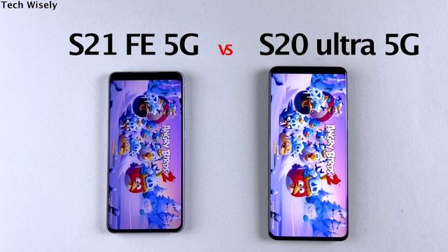 SAMSUNG S21 FE 5G vs S20 Ultra 5G | Speed Test смотреть онлайн