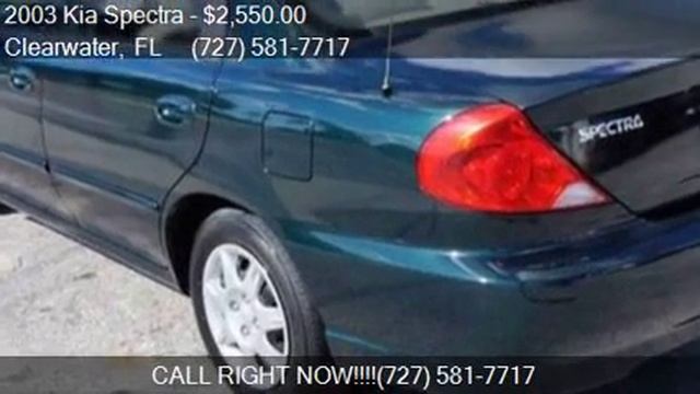 2003 Kia Spectra Base 4dr Sedan for sale in Clearwater, FL 3 смотреть онлайн