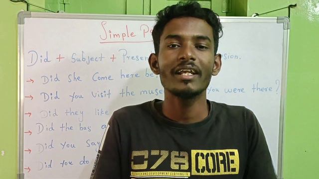 Question Formation in Simple Past Tense with "Did" | English Grammar Tutorial In Tamil смотреть онлайн